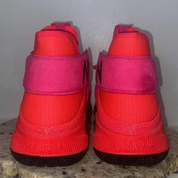 New Balance OMNIS HEAT WAVE Kawhi Leonard PE Red Pink LA Clippers Sneakers-11 - Picture 10 of 16
